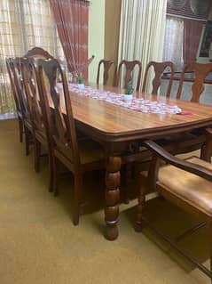 Dinning Table of 12 chairs
