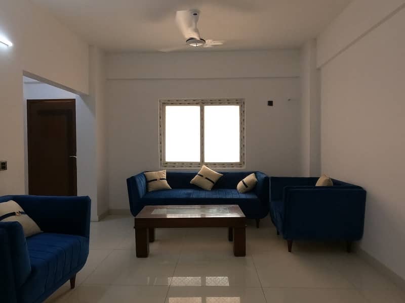 2 BEDROOM FURNISHED APARTMENT FOR SALE IN CLIFTON BLOCK 8 8