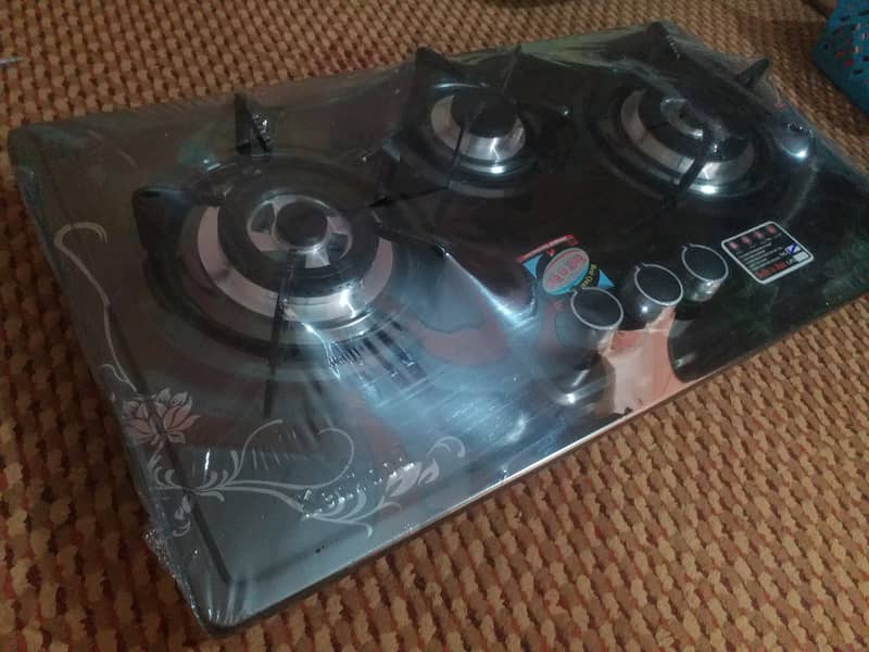 Kenwood new design 3 burner steel stove 7