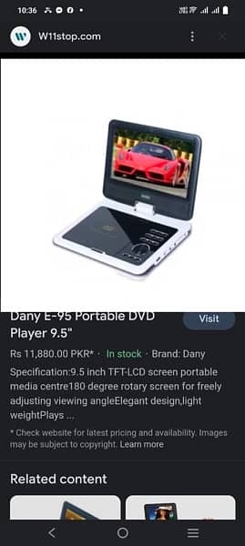 DVD/CD/usb/games mini laptop player for sale 6