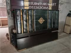 double bed/brass bed/bed set/furniture for sale 0