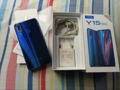 ViVo y15 5000mah for sell with box charger charging cable