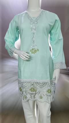 2 pc cotton dress | cotton suit | summer collection | women suit 0