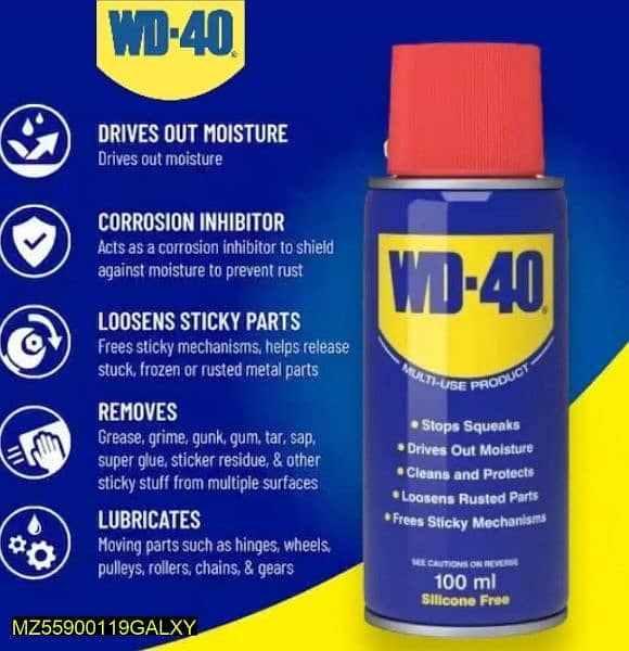 WD 40 Antrirus spray lubricant 0