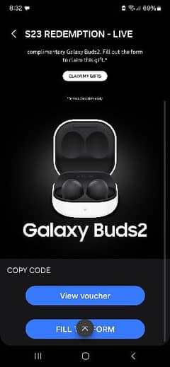 Samsung BUDS 2 ORIGINAL