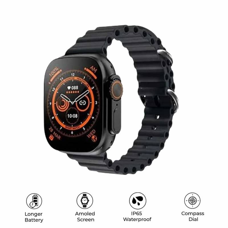 T908 ULTRA MAX SERIES 9 WITH 7 FREE STRAPS Smart Watch 2
