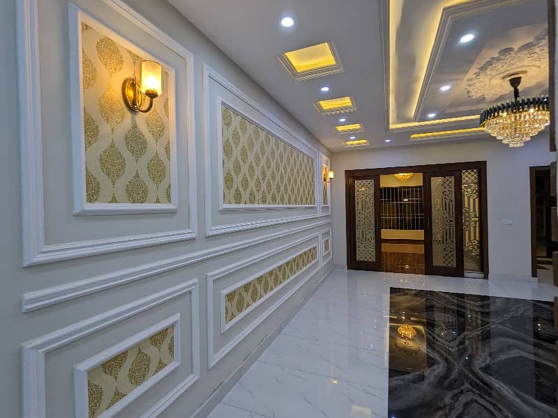 10 Marla Spanish Stylish Vip Luxury Latest Style Brand New First Entry House Available For Sale In Architect Engineering Housing Society Near Joher town Lahore With Original Pictures By Fast Property Services. 2