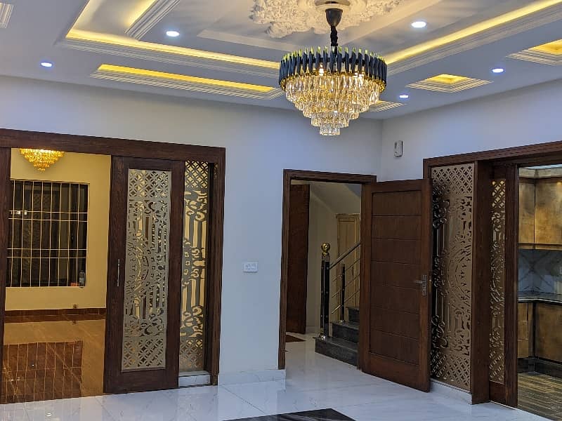 10 Marla Spanish Stylish Vip Luxury Latest Style Brand New First Entry House Available For Sale In Architect Engineering Housing Society Near Joher town Lahore With Original Pictures By Fast Property Services. 5
