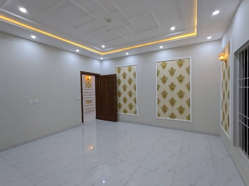 10 Marla Spanish Stylish Vip Luxury Latest Style Brand New First Entry House Available For Sale In Architect Engineering Housing Society Near Joher town Lahore With Original Pictures By Fast Property Services. 24