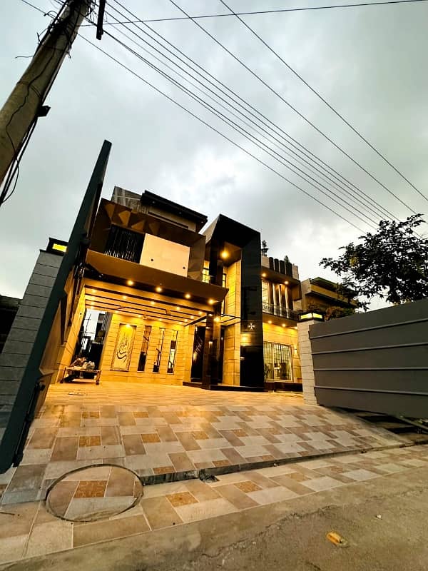 1 Kanal Double Storey Luxury Latest Modern Stylish With Latest Accommodation House Available For Sale In Engineer Town Society Near Wapdatown Lahore. With Original Pictures By Fast Property Services 0