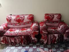 Sofa set with good condition and comfortable and beautiful