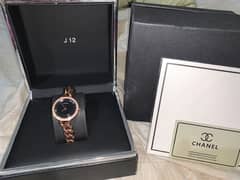 watch Chanel rose Gold woman