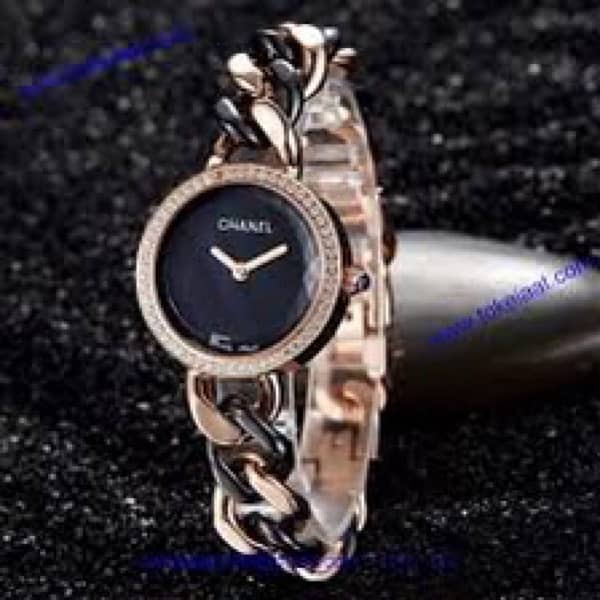 watch Chanel rose Gold woman 3