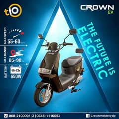 Crown T 10 Electric Scooty
2024 Model Zero Meter