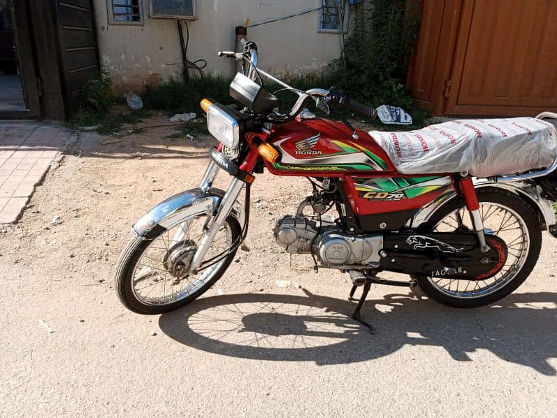 Honda CD 70 2023 Applied for mint condition demand 125000 3