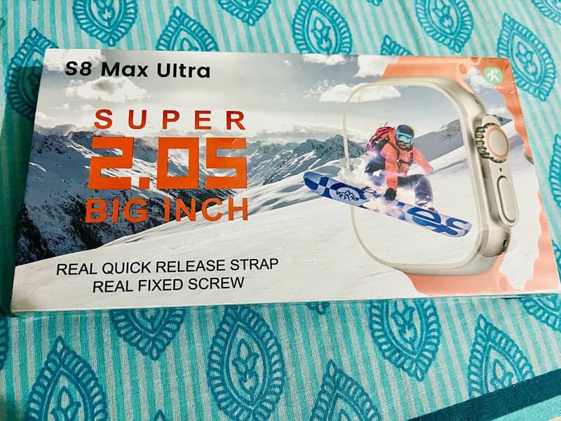 S8 Max Ultra Smartwatch Super 2.05” : Brand New: Pin Pack 0