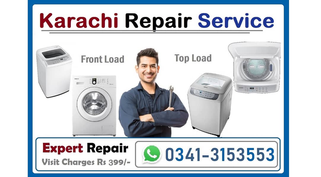 Repair Automatic Washing Machine Service Samsung LG Haier Dawlance PEL 0