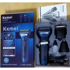 KEMEI HAIR TRIMMER 3 IN 1 PROFESSIONAL NOSE HAIR AND BEARD TRIMMER