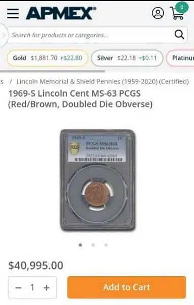 rare coin 1969s for sale / Coin 10