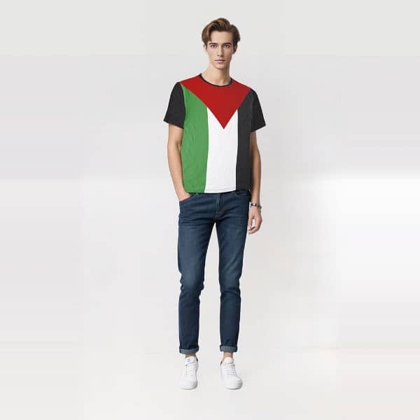 Palestine supporter T-shirt / Customize name 0