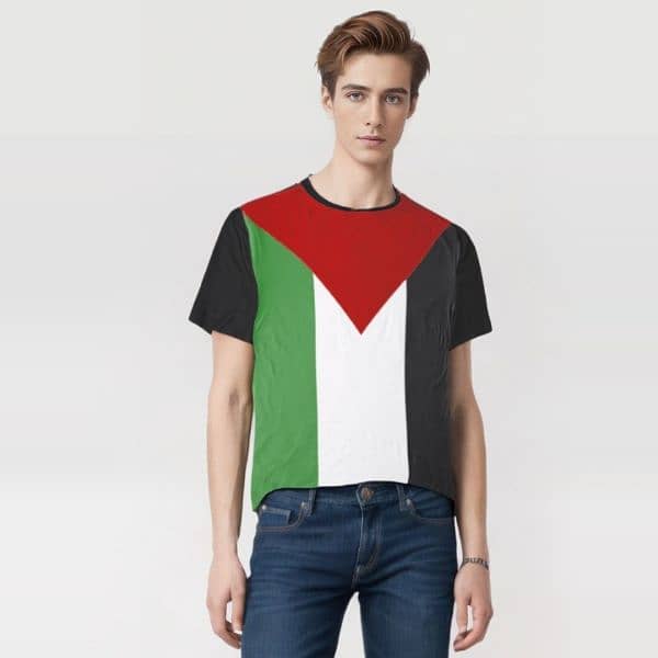 Palestine supporter T-shirt / Customize name 1