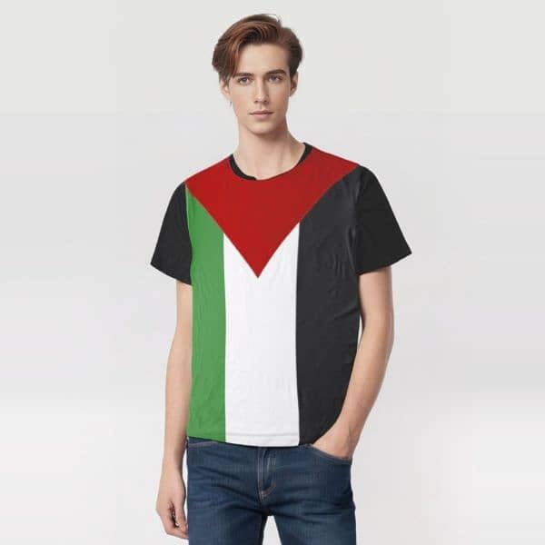 Palestine supporter T-shirt / Customize name 4