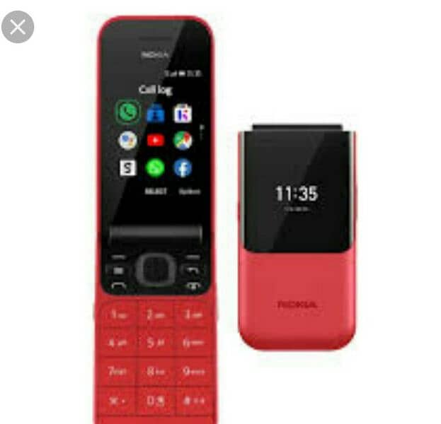 Nokia 2720flip Pta prove 1 year warrenty box pack 1