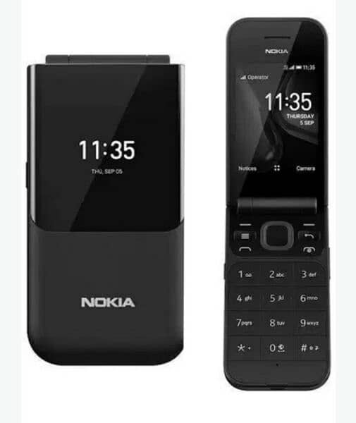 Nokia 2720flip Pta prove 1 year warrenty box pack 5