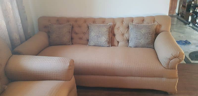 5 seater sofa set with cushions 1