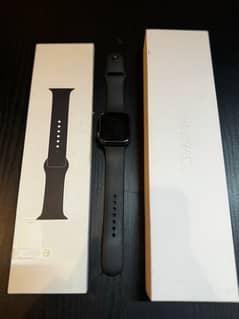 Apple Watch Series 6 with Black Sport Band