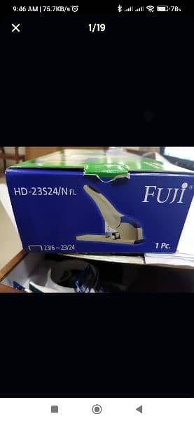 FUJI Top Brand Stapler Heavy Duty full size Brand New box packed 7