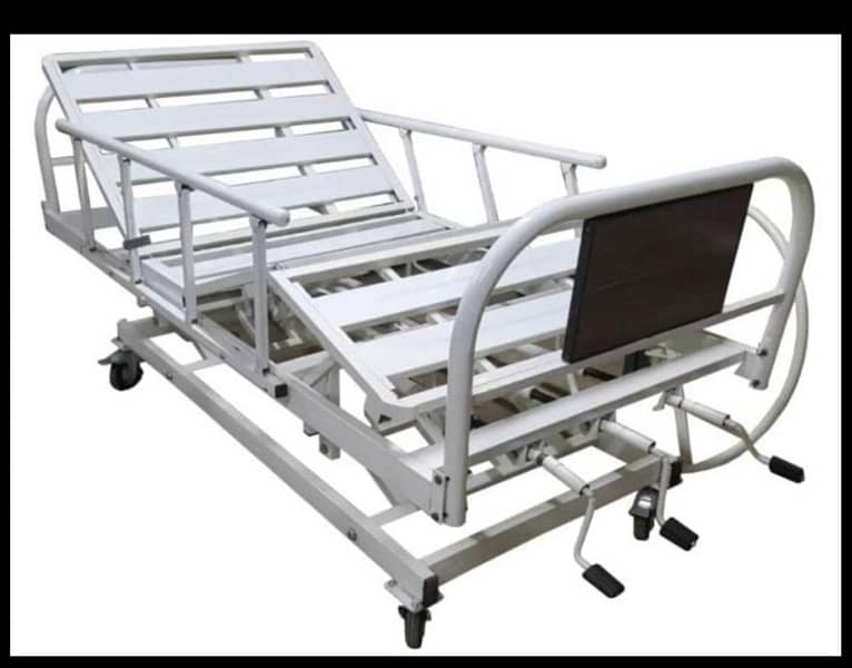 Hospital Bed / Patient Medical Up Down / Heavy Bed Strong Foldable 9