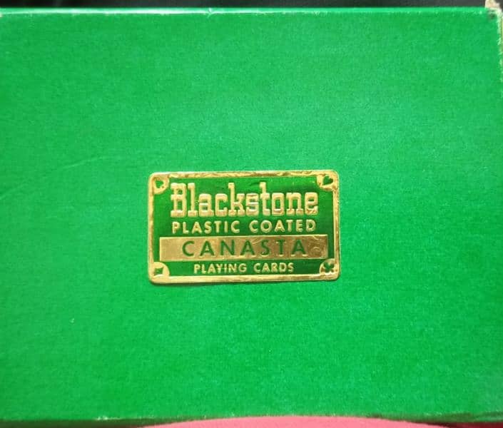 Vintage Blackstone CANASTA USA ARRCO play Cards Deck pair 1