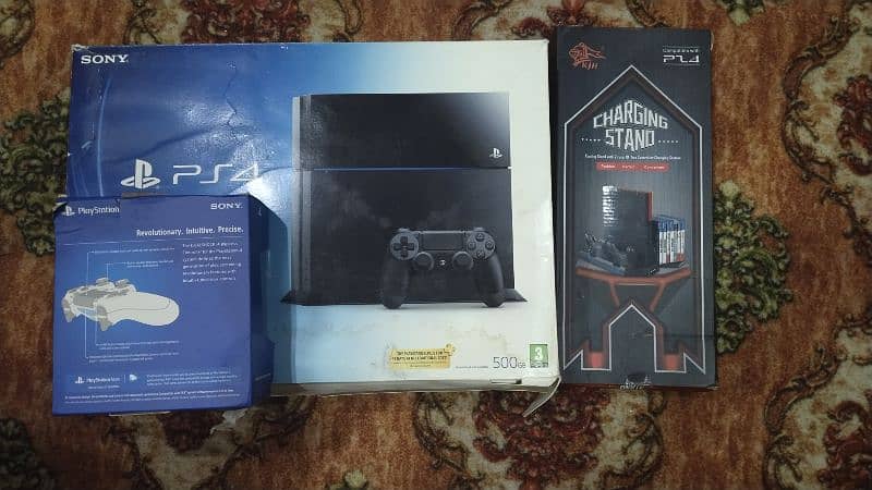 PlayStation 750 GB two controller and cooling fan 0