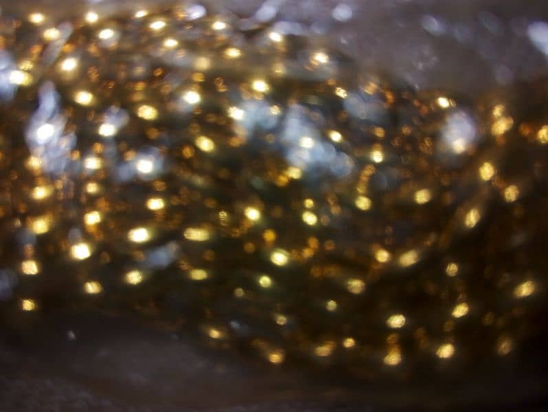 Golden And Silver Plastic Beads 2