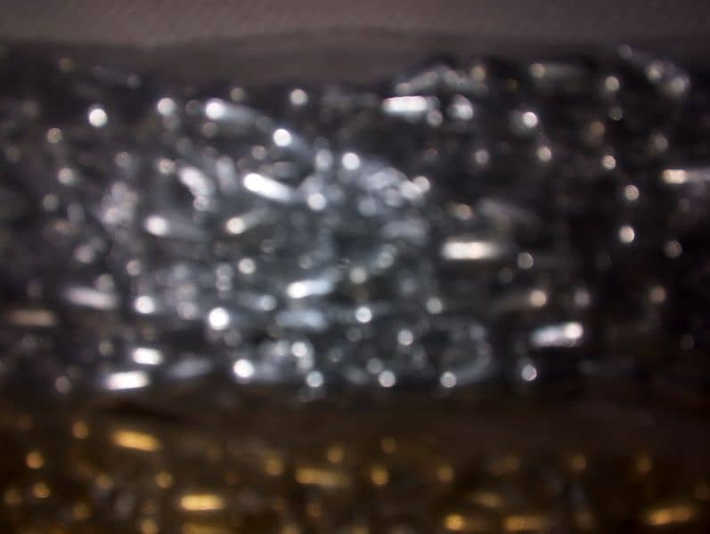 Golden And Silver Plastic Beads 3