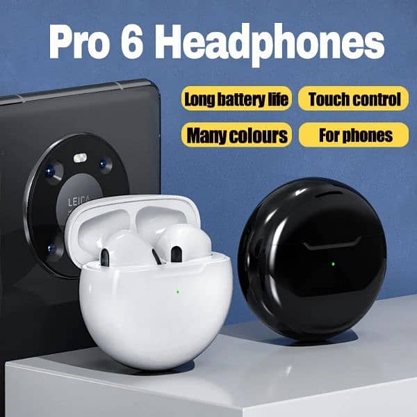 Original Air Pro 6 TWS Wireless Bluetooth Earbuds 3