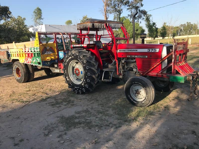 Tractor mf 375 all ok call only0.3. 43.46 18.23. 6 5