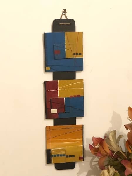 Abstract Art Wall Hanging | Ply Board Pieces 4