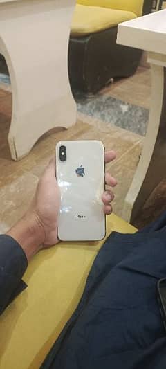 I phone X PTA approved 256 GB all okay face I'd issue