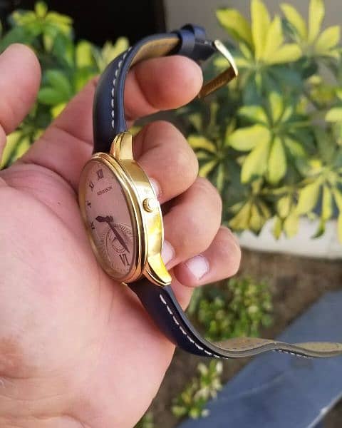 ROMANSON 24k Gold plated swiss made men's watch 4