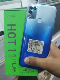 INFINIX HOT 11 PLAY 4/64 WITH BOX CONDITION 10/9