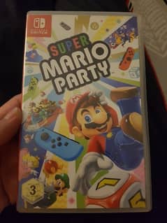 Nintendo switch game Mario party 0