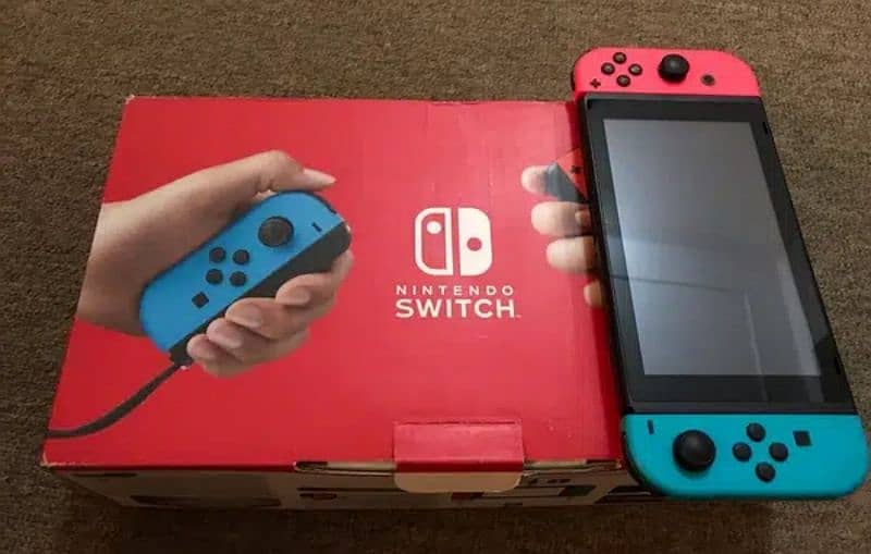 Nintendo switch V2 + all original acessories 0