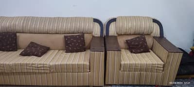 sofa set, new poshish, excellent condition, 6 seater 0