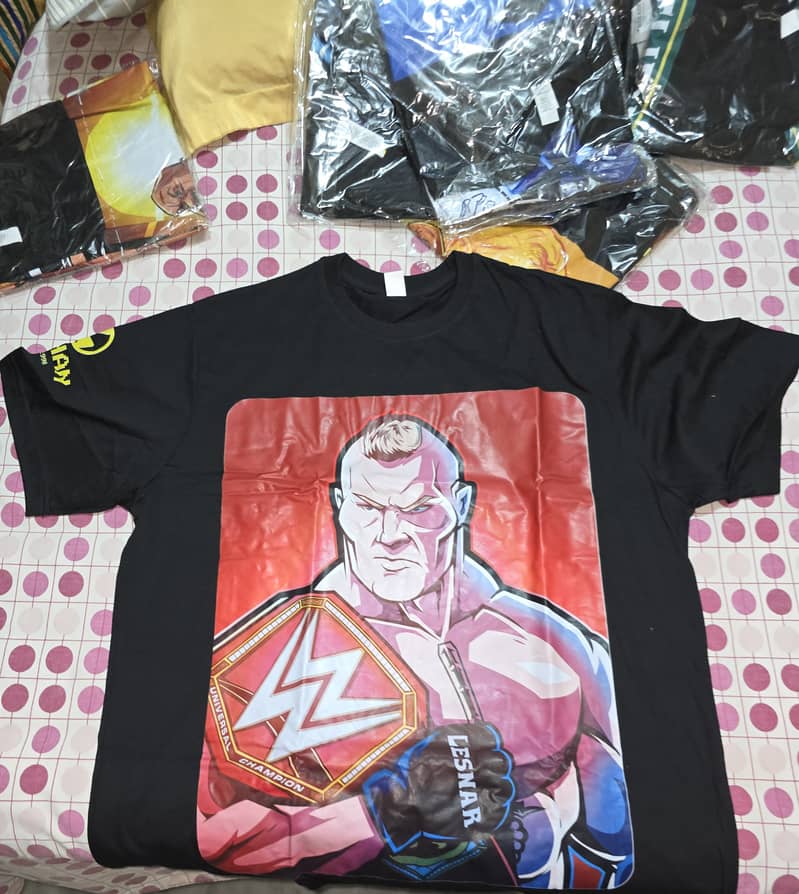 Custom made WWE superstars T-shirts 3