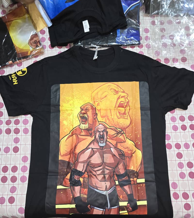 Custom made WWE superstars T-shirts 11