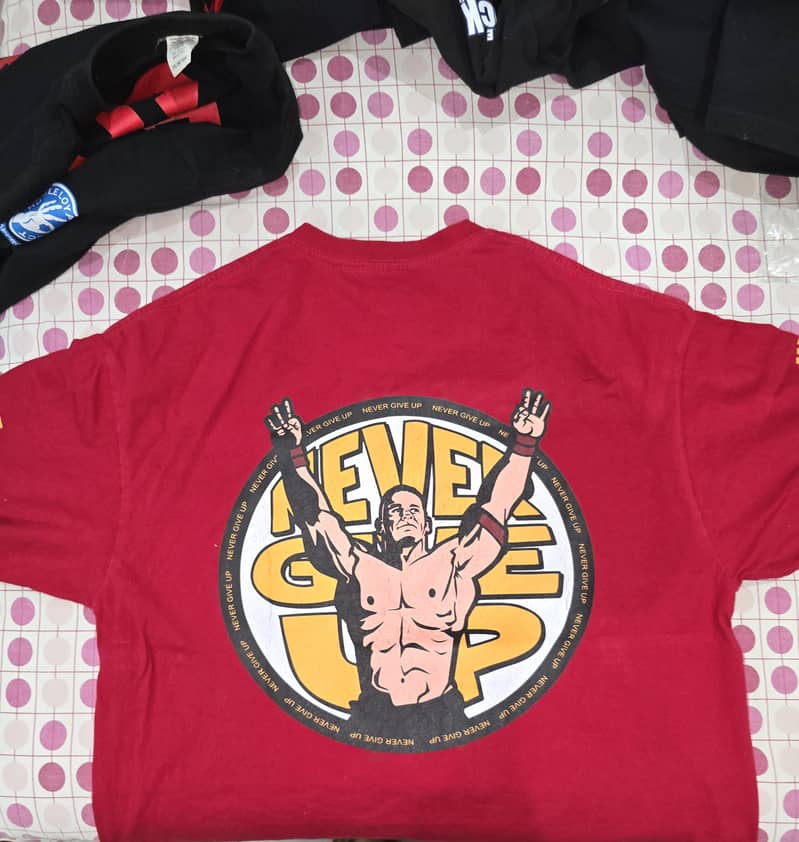 Used custom made John Cena from WWE T-shirts 5