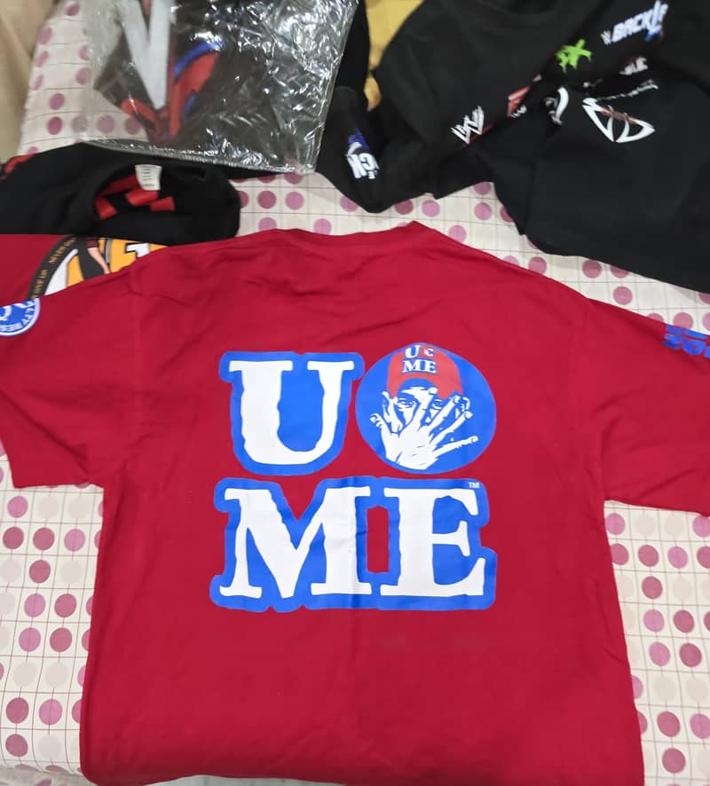 Used custom made John Cena from WWE T-shirts 7