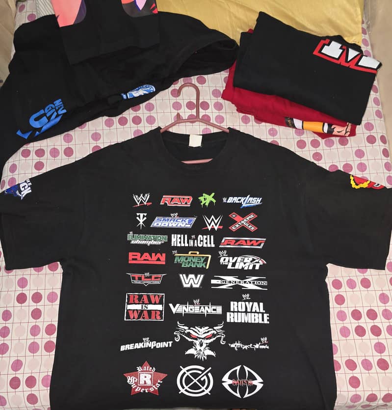 Used custom made John Cena from WWE T-shirts 10